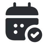 Calendar Tick SVG Icon
